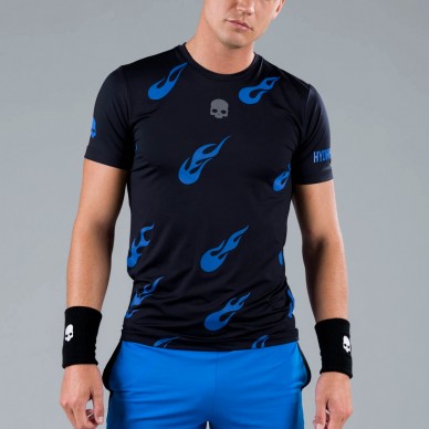 Maglietta Hydrogen Fracchette Tech Tee nera blu