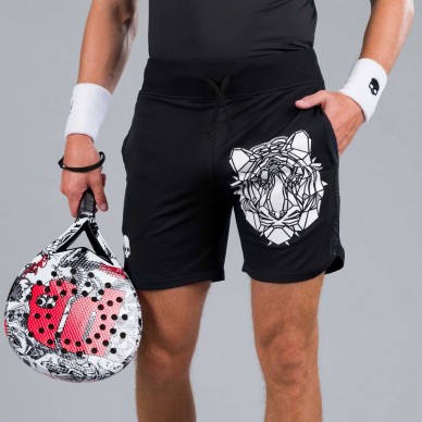 Pantaloncini Hydrogen Padel Tigers Tech negro