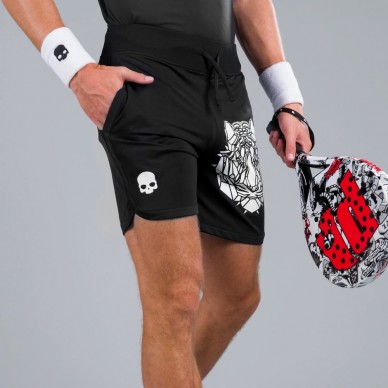 Pantaloncini Hydrogen Padel Tigers Tech negro