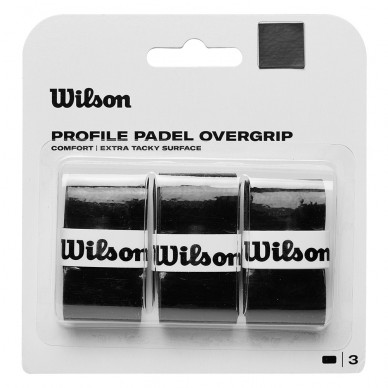 Overgrip Wilson Profile Padel nero x 3