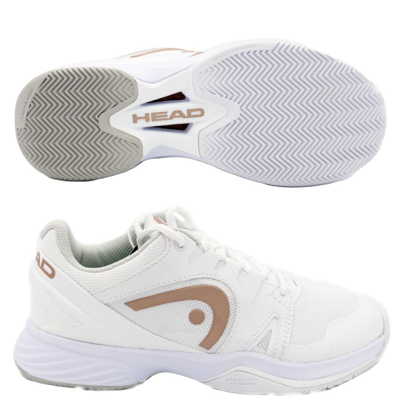 Scarpe padel Head Sprint LTD Clay Donne bianche Scarpe padel Head Sprint LTD Clay Donne bianche