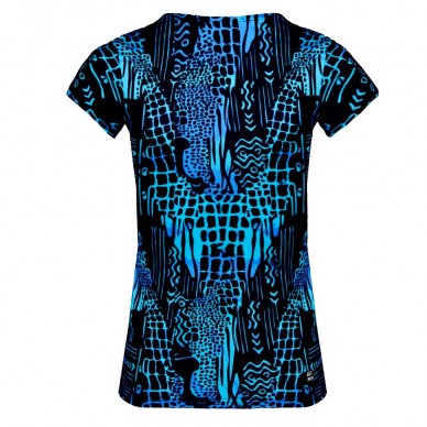 Maglietta Bidi Badu Bella 2.0 Tech V-Neck TEE blu scuro