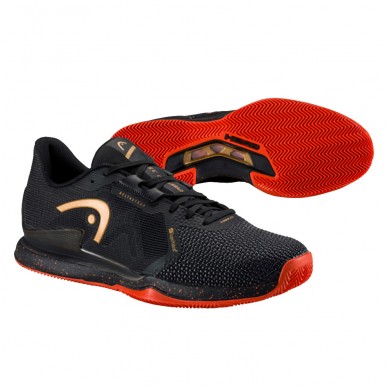 Scarpe Head Sprint Pro 3.5 SF Clay nere arancioni