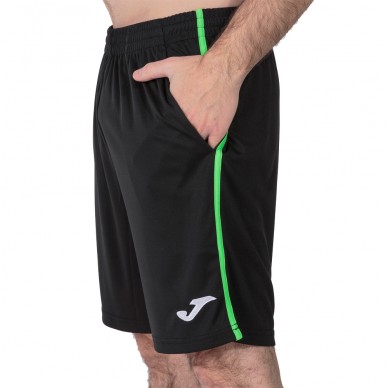 Pantaloncini Joma open III nero verde