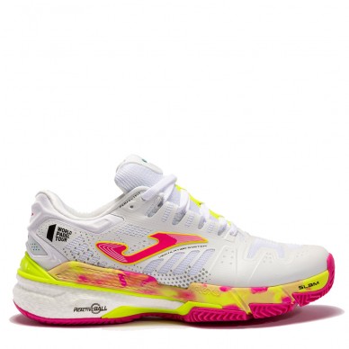 Scarpe Joma T.SLAM LADY 2202 bianco fucsia