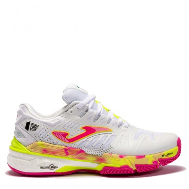 Scarpe Joma T.SLAM LADY 2202 bianco fucsia