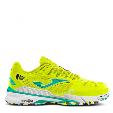 Scarpe padel Joma T.SLAM LADY 2209 giallo fluo turchese