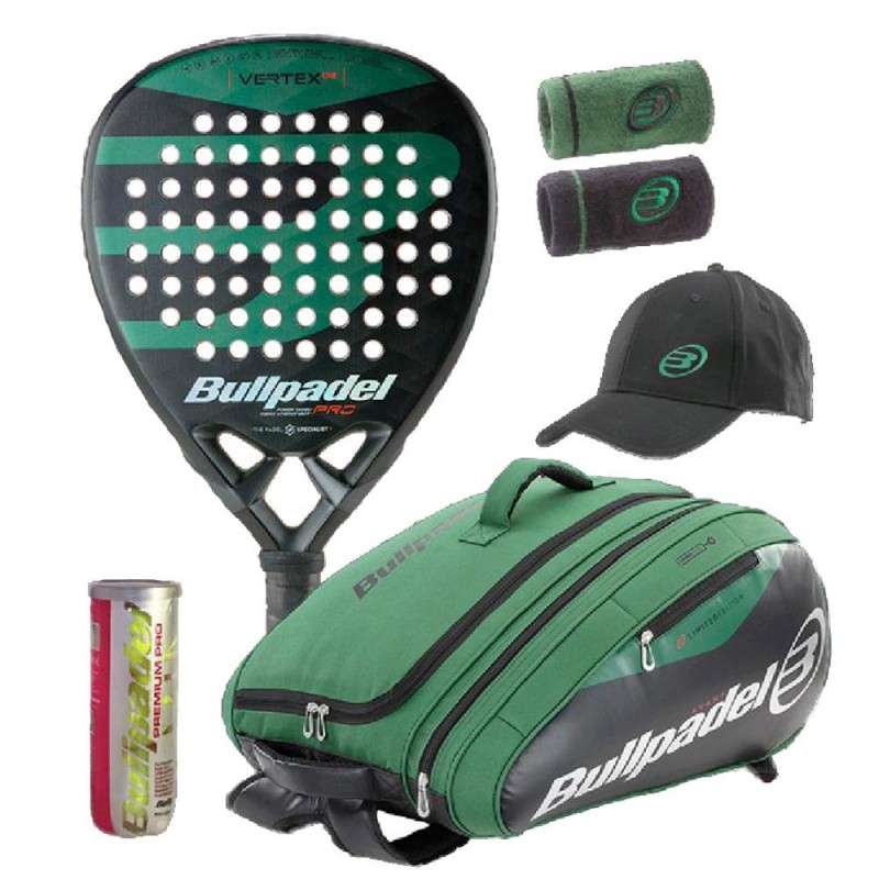 Confezione Bullpadel Vertex 02 LTD + borsa padel Confezione Bullpadel Vertex 02 LTD + borsa padel