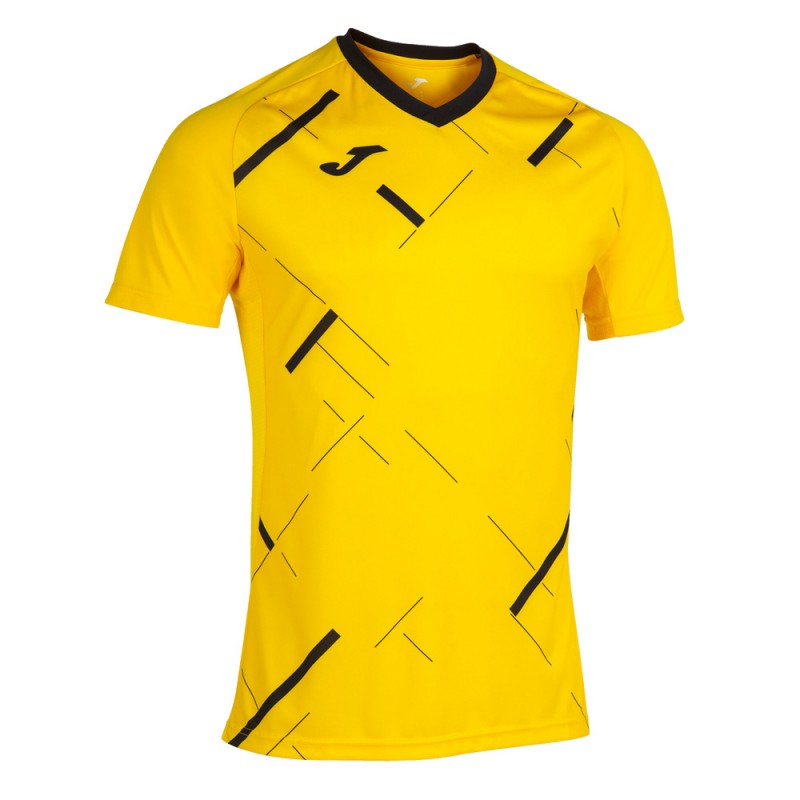 Maglietta Joma Tiger III giallo nera Maglietta Joma Tiger III giallo nera