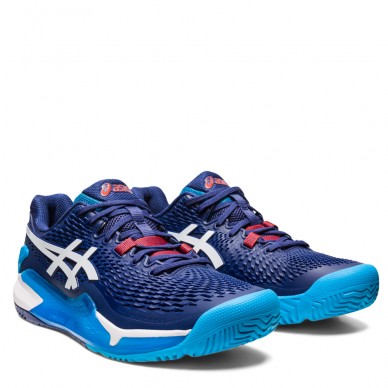 scarpe Asics Gel Resolution 9 Padel indigo blue white