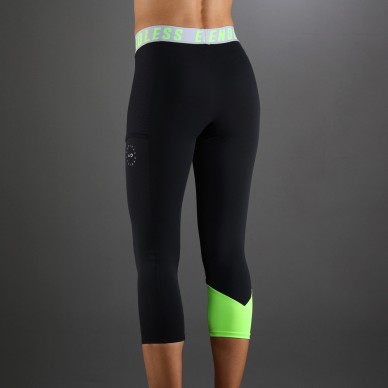 Leggins Endless Vanity Pocket Iconic 7/8 nero verde