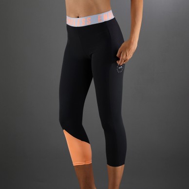 Leggins Endless Vanity Pocket Iconic 7/8 neras salmone