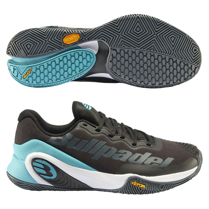 Bullpadel Hack Vibram 23V scarpe nere Bullpadel Hack Vibram 23V scarpe nere