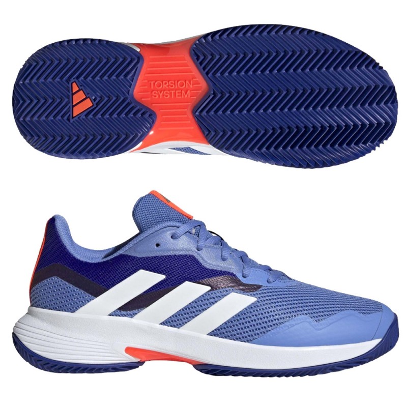 Scarpe Adidas Courtjam Control M TERRA BLU BLU NERE