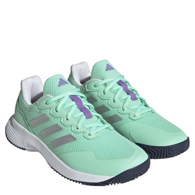 scarpe Adidas Gamecourt 2 W impulso menta argento viola