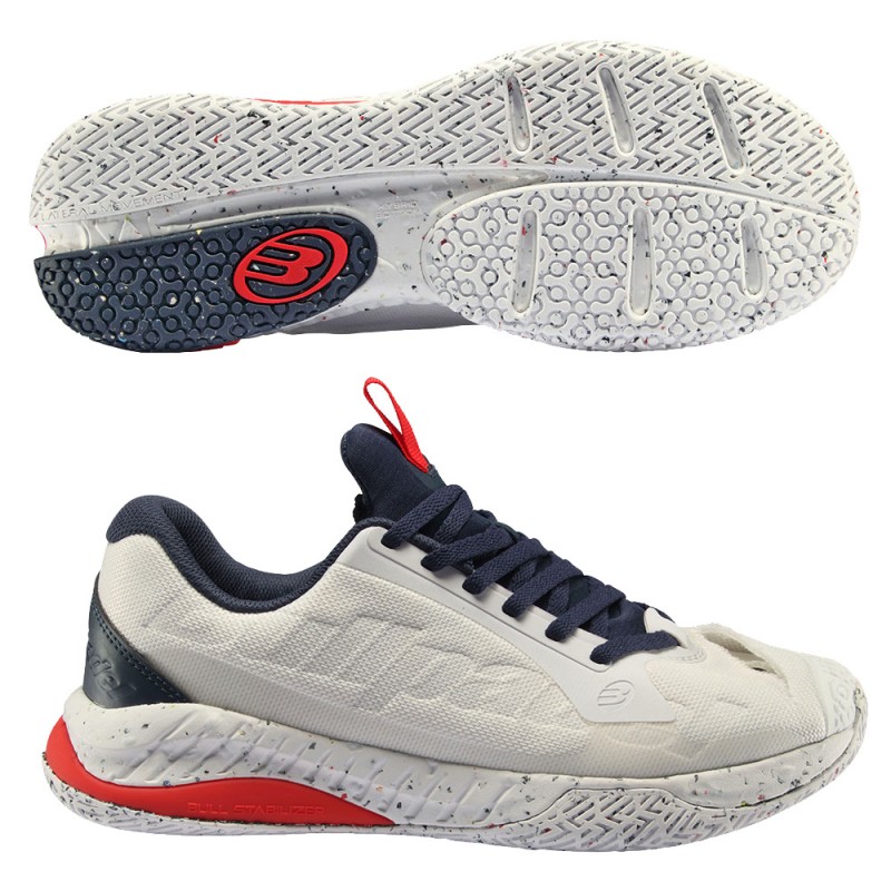 scarpe Bullpadel Comfort Pro 23V bianche