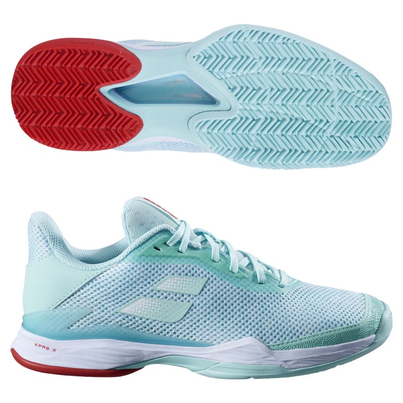 Scarpe Donna Babolat Jet Tere Clay yucca bianco 2023 Scarpe Donna Babolat Jet Tere Clay yucca bianco 2023