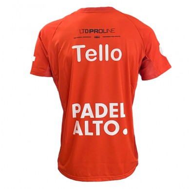 Maglietta Bullpadel Odeon Juan Tello paprica