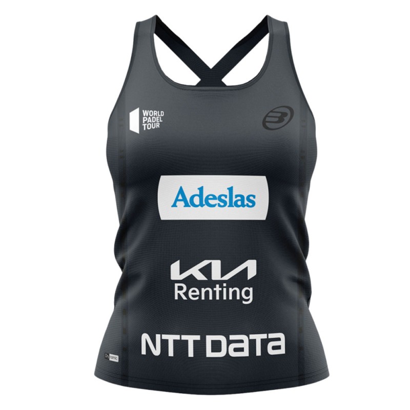 Maglietta Bullpadel Orlas Gemma Triay nera Maglietta Bullpadel Orlas Gemma Triay nera
