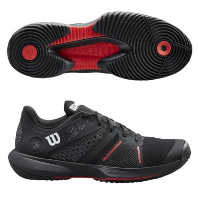 Scarpe Wilson Bela Pro nero ebano rosso papavero 2023
