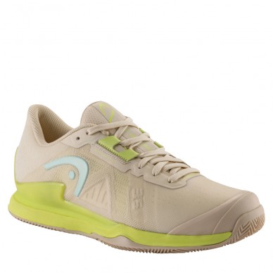 scarpe Head Sprint Pro 3.5 Clay macadamia lime 2023