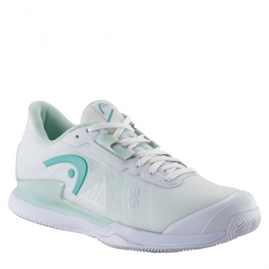 scarpe Head Sprint Pro 3.5 Clay white aqua 2023