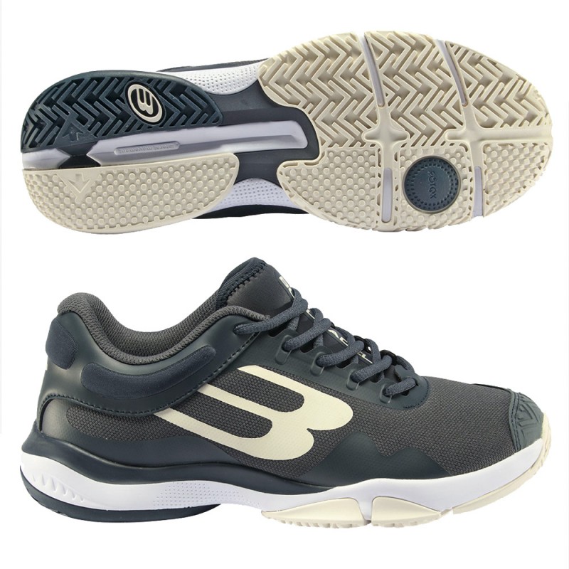 Scarpe Bullpadel Flow Hybrid Fly 23V grigio scuro Scarpe Bullpadel Flow Hybrid Fly 23V grigio scuro