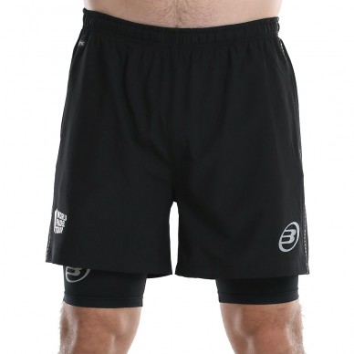 Pantaloncini Bullpadel Lirio nero corto