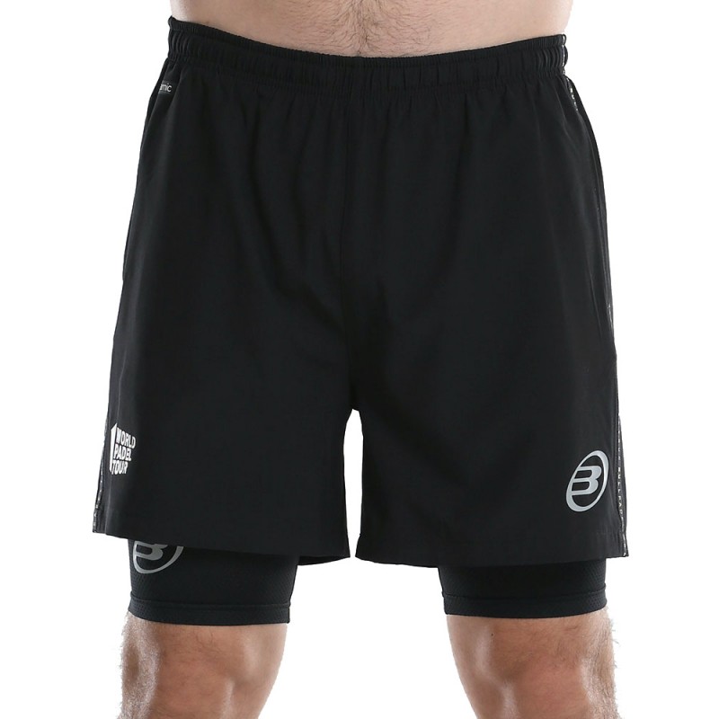 Pantaloncini Bullpadel Lirio nero corto Pantaloncini Bullpadel Lirio nero corto