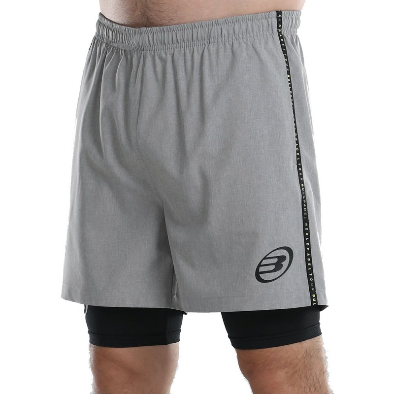Short Bullpadel Lirio grigio medio Short Bullpadel Lirio grigio medio