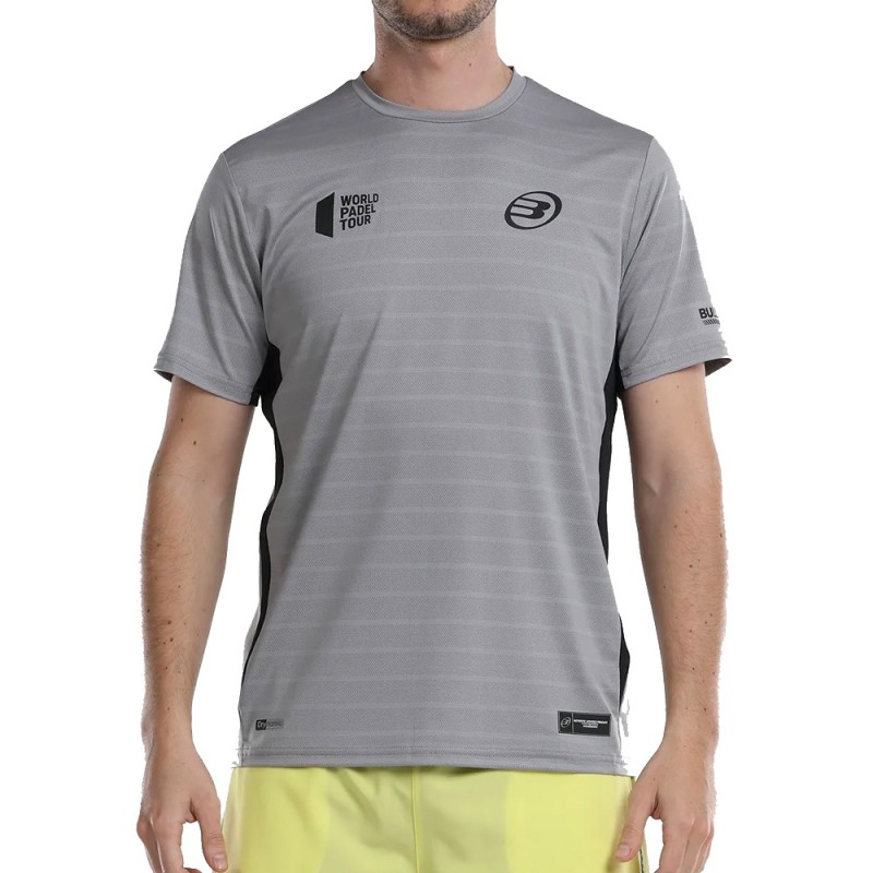 Maglietta cenere bicolore Bullpadel Lumbo Maglietta cenere bicolore Bullpadel Lumbo