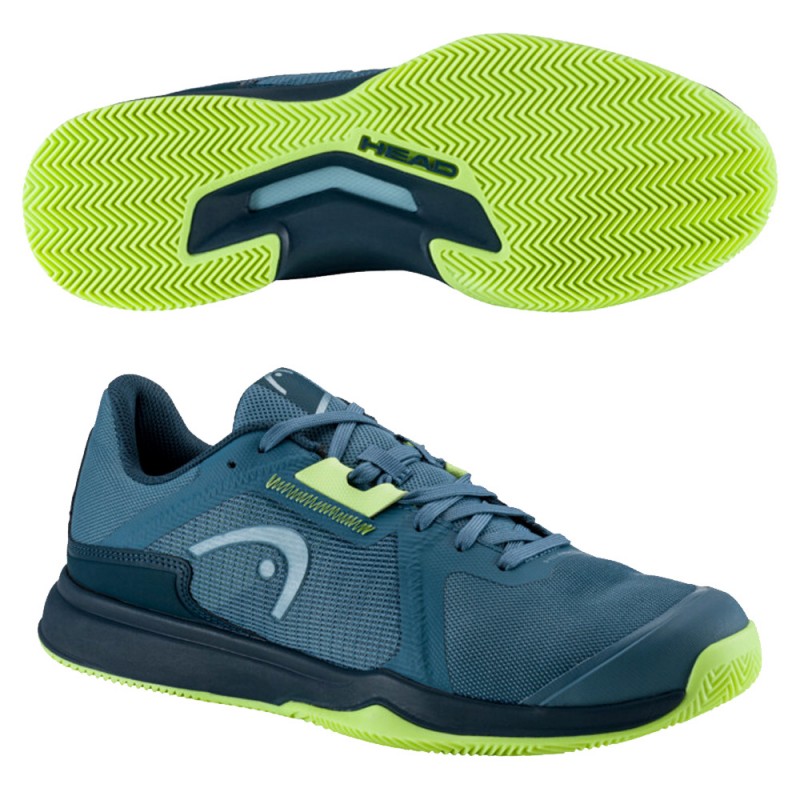 scarpe Head Sprint Team 3.5 Clay bluestone light green 2023