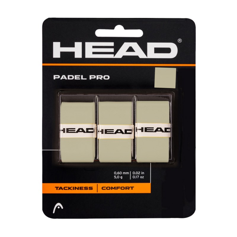 Overgrip Head Padel Pro 3 Pack grigio Overgrip Head Padel Pro 3 Pack grigio