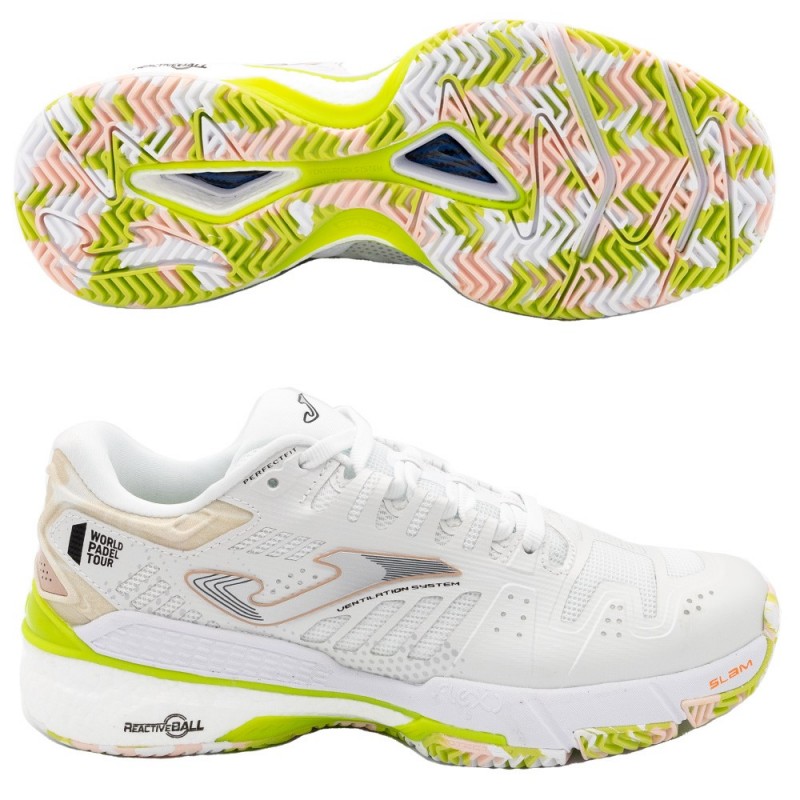 Scarpe Joma T.SLAM LADY 2302 bianco rosa 2023 Scarpe Joma T.SLAM LADY 2302 bianco rosa 2023