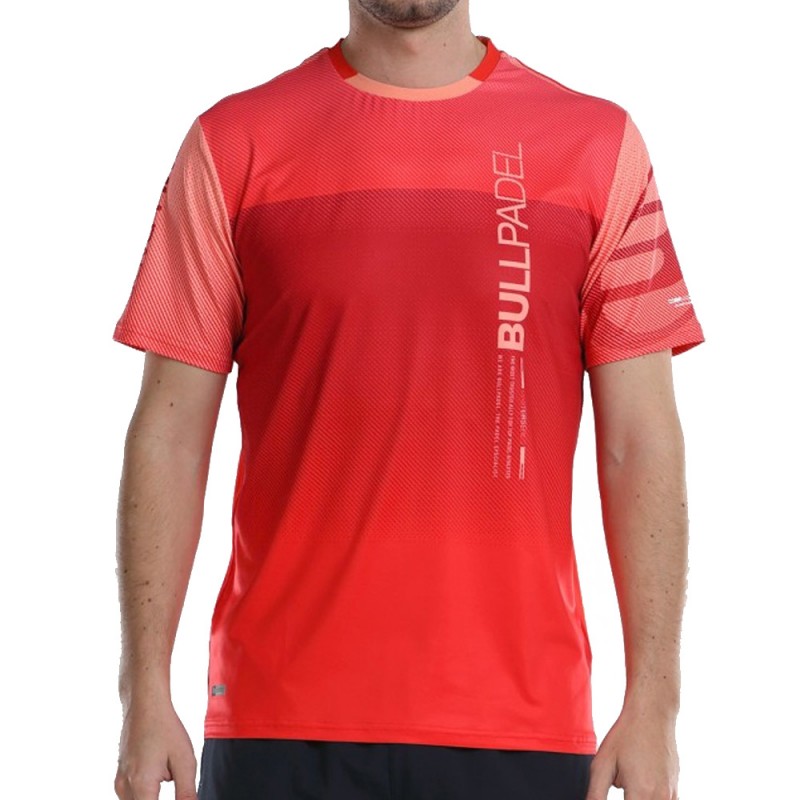 Maglietta Bullpadel Nauru ciliegia Maglietta Bullpadel Nauru ciliegia