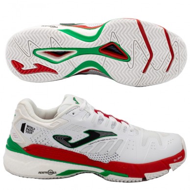 Scarpe Joma T.SLAM MEN 2202 Bianco Rosso