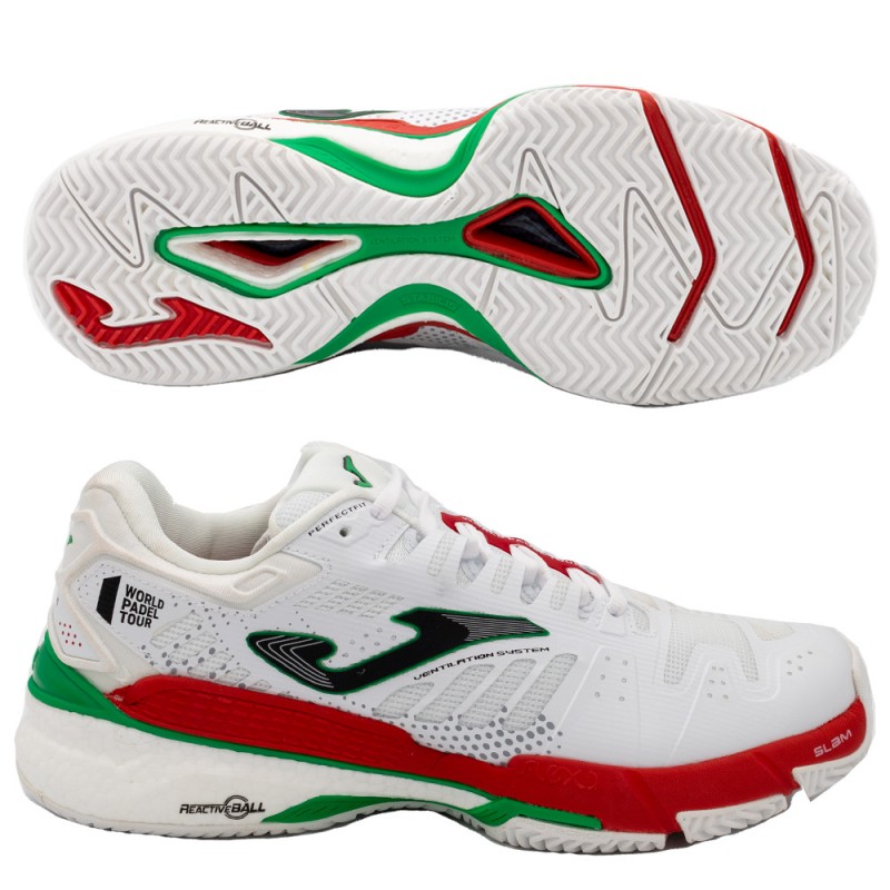 Scarpe Joma T.SLAM MEN 2202 Bianco Rosso Scarpe Joma T.SLAM MEN 2202 Bianco Rosso