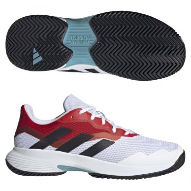 Scarpe Adidas Courtjam Control M FTWR nucleo bianco rosso 2023