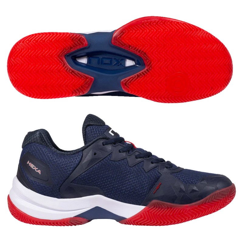 Scarpe Nox ML10 Hexa blu rosso fuoco 2023 Scarpe Nox ML10 Hexa blu rosso fuoco 2023