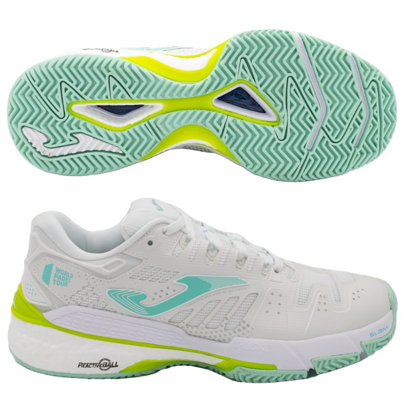 Scarpe Joma T.SLAM LADY 2332 bianco azzurro 2023