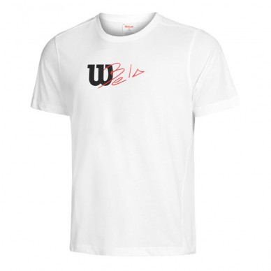 Maglietta Wilson Graphic Tee bianco brillante