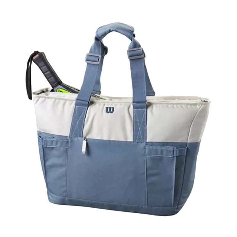 Borsa da padel Wilson tote bag da donna bianca Borsa da padel Wilson tote bag da donna bianca
