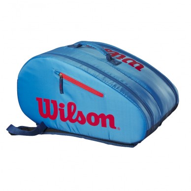 Borsa padel Wilson Junior infrarosso blu