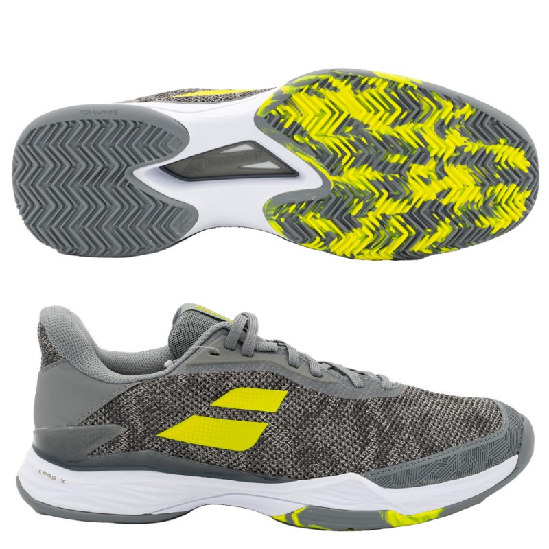 Scarpe Babolat Jet Tere Clay Men grey aero 2023 Scarpe Babolat Jet Tere Clay Men grey aero 2023