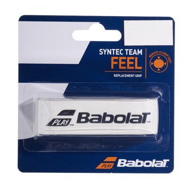 Impugnatura Babolat Syntec Team x1 bianca