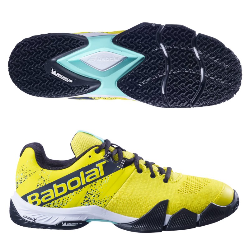 Scarpe Babolat Movea Uomo acacia blue curacao 2023 Scarpe Babolat Movea Uomo acacia blue curacao 2023