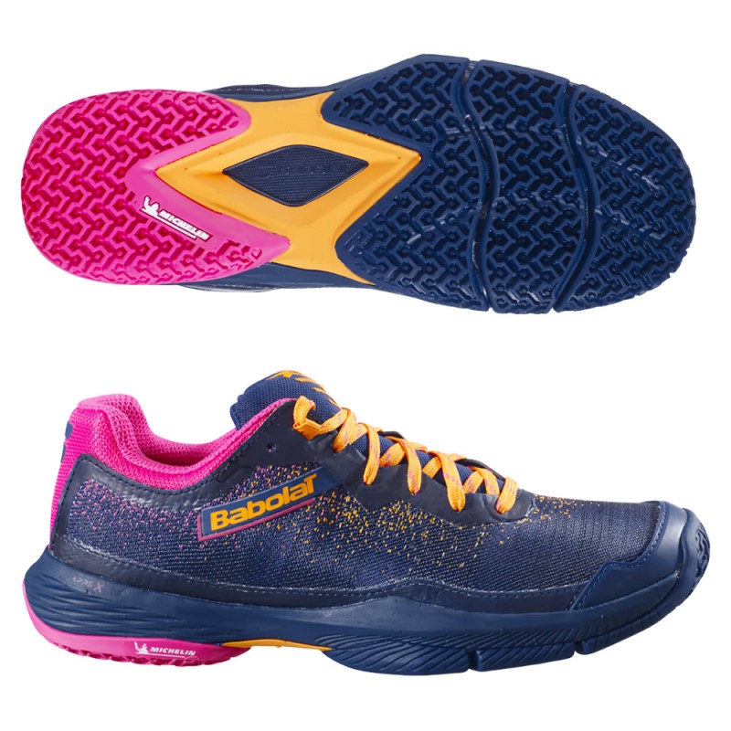 Scarpe Babolat Jet Ritma Women insignia blue roseberry 2024 Scarpe Babolat Jet Ritma Women insignia blue roseberry 2024
