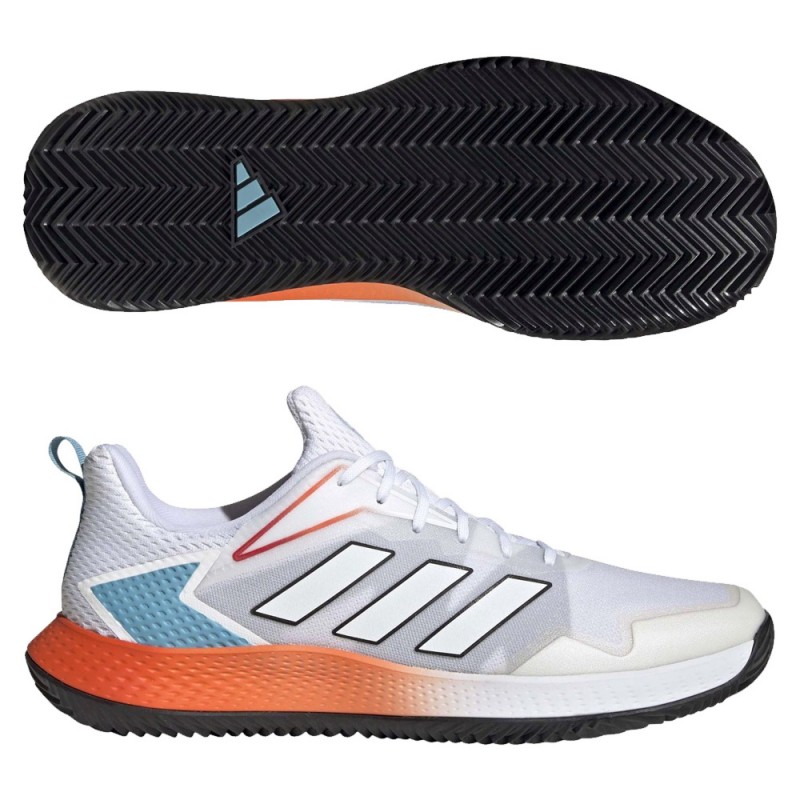 Scarpe Adidas Defiant Speed M Clay bianco preloved rosso 2023 Scarpe Adidas Defiant Speed M Clay bianco preloved rosso 2023