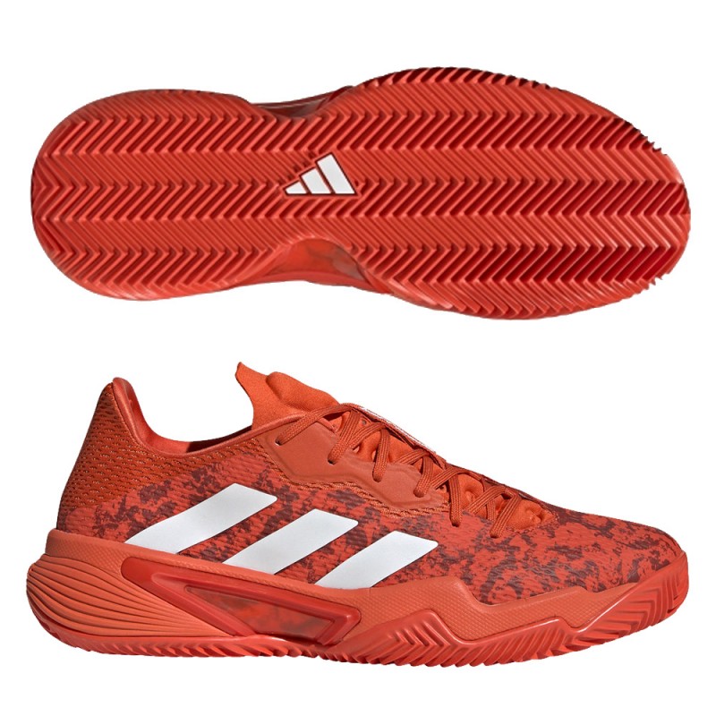 Scarpe Adidas Barricade M Clay preloved rosso bianco 2023 Scarpe Adidas Barricade M Clay preloved rosso bianco 2023