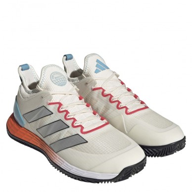 Scarpe Adidas Adizero Ubersonic 4 M Clay bianco argento 2023